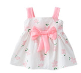 Lemon Print Newborn Infant Dresses