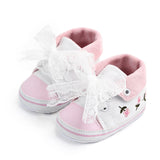 Floral Embroidered Soft  Girl Shoes