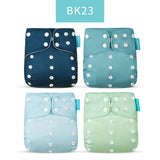 4pc/Set Washable  Baby Diaper