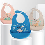 Waterproof Soft Baby Silicone Bibs