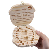 Baby Wood Tooth Box