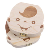 Baby Wood Tooth Box
