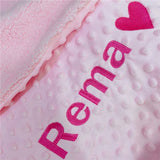 Personalised Newborn Baby Blanket