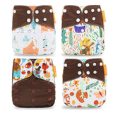 4pc/Set Washable  Baby Diaper