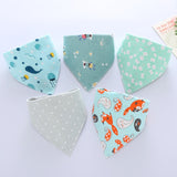 5Pcs/Set Baby Bibs  Towel