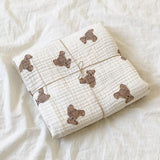 Bear Print Baby Blankets