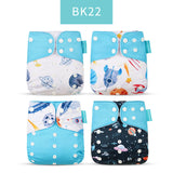 Baby Nappy 4pcs/set Diaper Cover