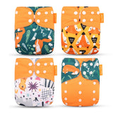 Baby Nappy 4pcs/set Diaper Cover