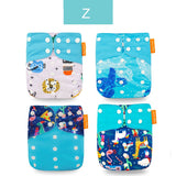 Baby Nappy 4pcs/set Diaper Cover