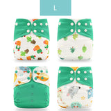 Baby Nappy 4pcs/set Diaper Cover