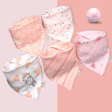 5Pcs/Set Baby Bibs  Towel