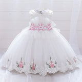 Flower Baptism Birthday Dress