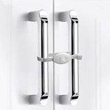 2 Pcs  Anti-pinch Safety Cabinet Door Lock