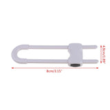 2PCS/Lot  Plastic U Shaped Locks