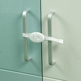 2 Pcs  Anti-pinch Safety Cabinet Door Lock