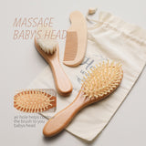 Soft Wool Hair  Head Comb