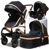 High View PU Leather Luxury Strollers