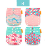 4pc/Set Washable  Baby Diaper