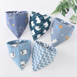 5Pcs/Set Baby Bibs  Towel
