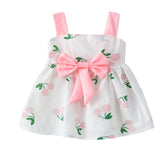 Lemon Print Newborn Infant Dresses