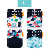 Baby Nappy 4pcs/set Diaper Cover