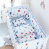 5 pcs Crib Bumper Bedding Set