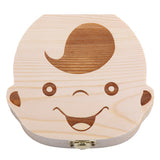 Baby Wood Tooth Box