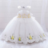 Flower Baptism Birthday Dress