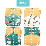 Baby Nappy 4pcs/set Diaper Cover