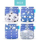 4pc/Set Washable  Baby Diaper