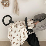 Bear Print Baby Blankets