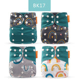 4pc/Set Washable  Baby Diaper