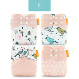 4pc/Set Washable  Baby Diaper
