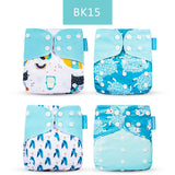 4pc/Set Washable  Baby Diaper