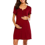 Maternity  Women Nursing Dress