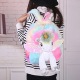 Kids Sequins 3D Unicorn Plush