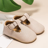 Stripe PU Leather Boy Girl Shoes