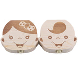 Baby Wood Tooth Box