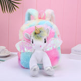 Kids Sequins 3D Unicorn Plush