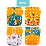 Baby Nappy 4pcs/set Diaper Cover