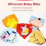 5Pcs/Set Baby Bibs  Towel