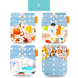 Baby Nappy 4pcs/set Diaper Cover