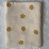 Bear Print Baby Blankets