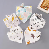 5Pcs/Set Baby Bibs  Towel