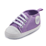 Newborn Sequined Canvas Baby Sneakers