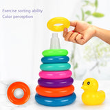 Little Yellow Duck Rainbow Tower