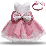 Baby Girls White Baptism Dress