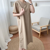 Pure Color Breastfeeding Dress