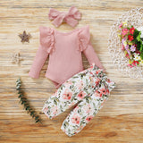 3 Pcs Baby Girl Outfit Set