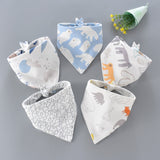 5Pcs/Set Baby Bibs  Towel